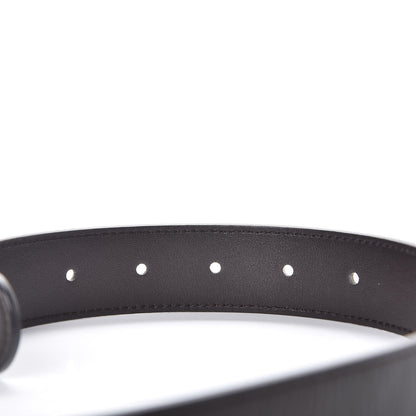 Gucci Calfskin Double G 30mm Belt 80 32 Dark Cocoa 5 of 7