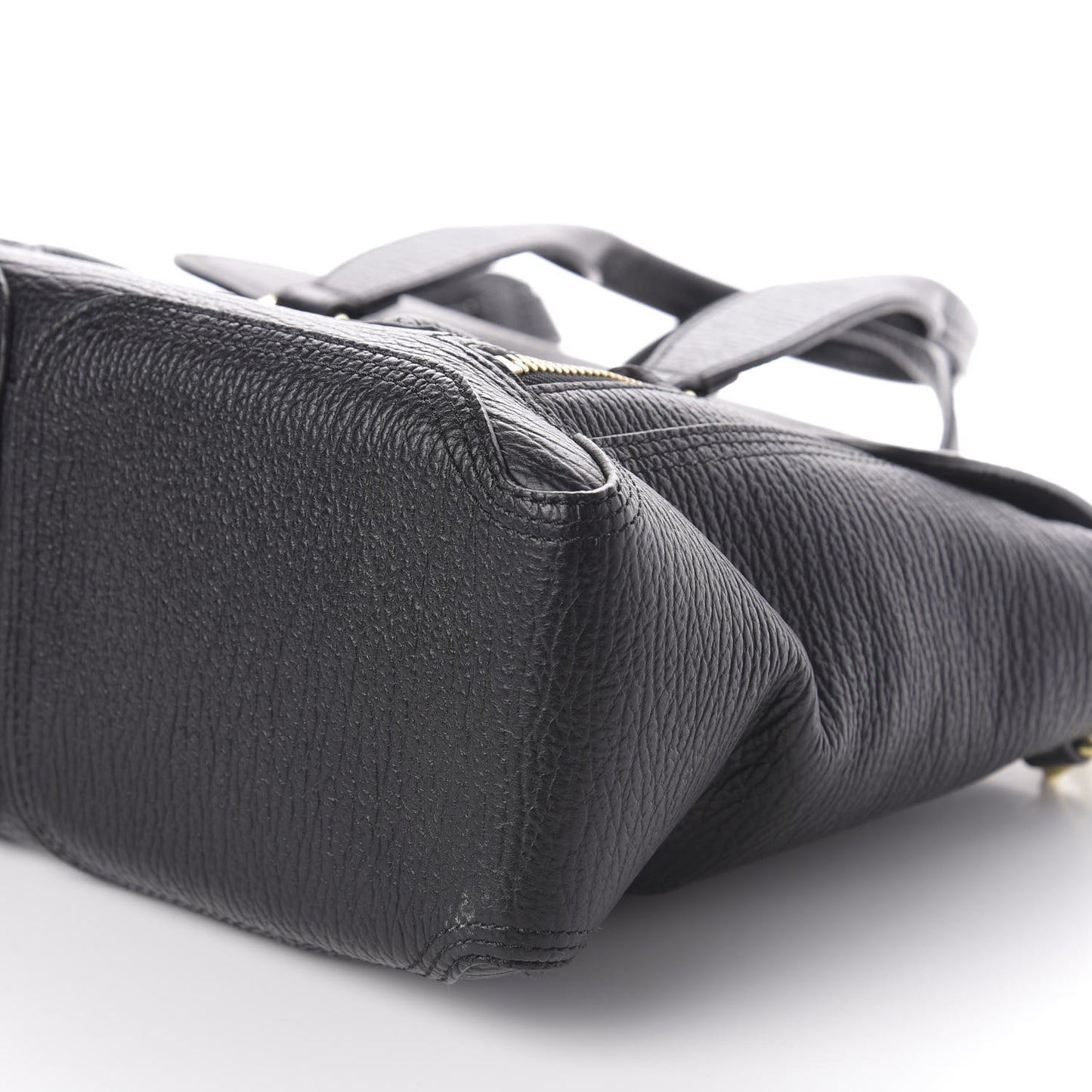 3.1 Textured Calfskin Medium Pashli Satchel Black