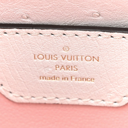Louis Vuitton Ostrich Capucines BB White 6 of 9