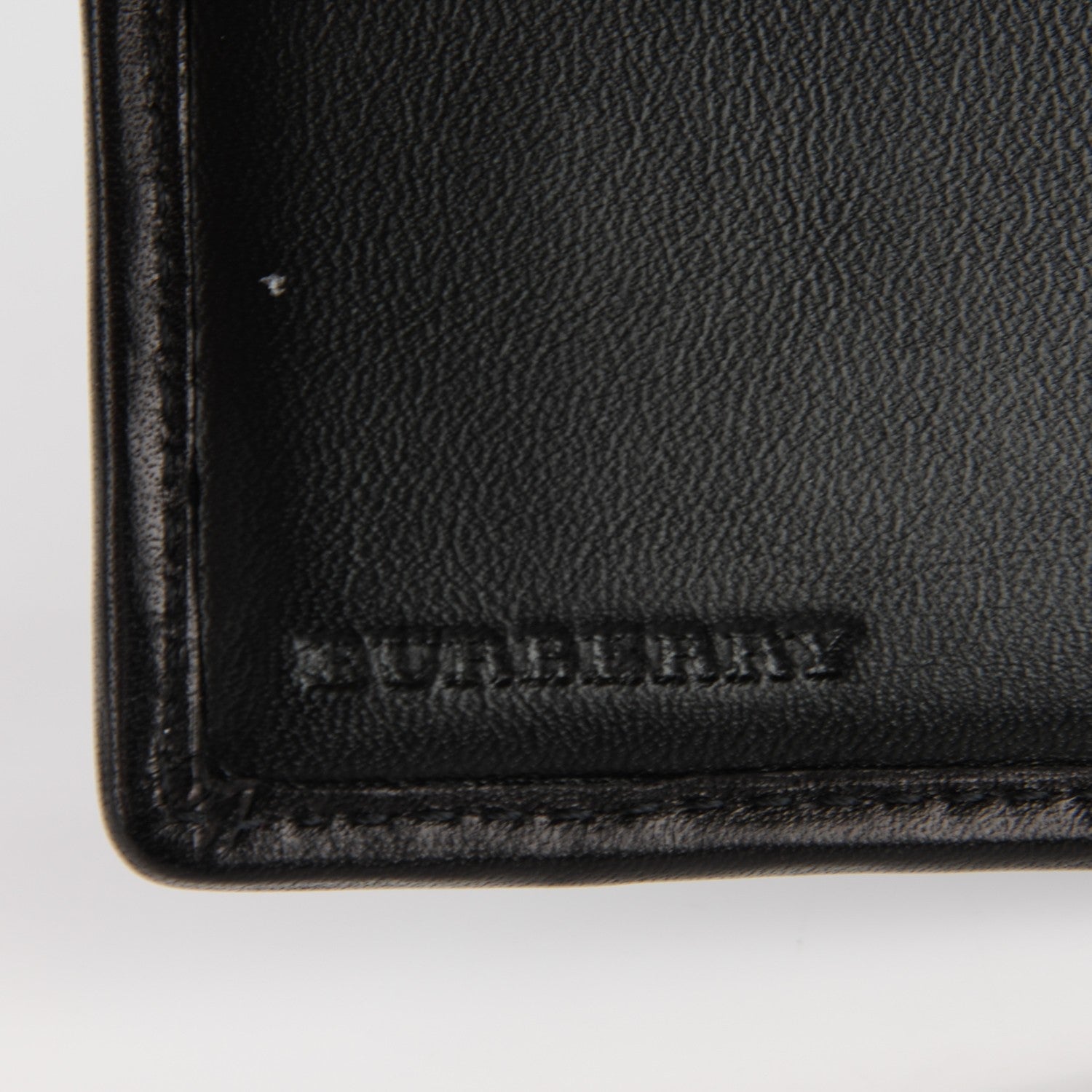 Burberry London Check Bi-Fold Mens Wallet Charcoal Black 6 of 7