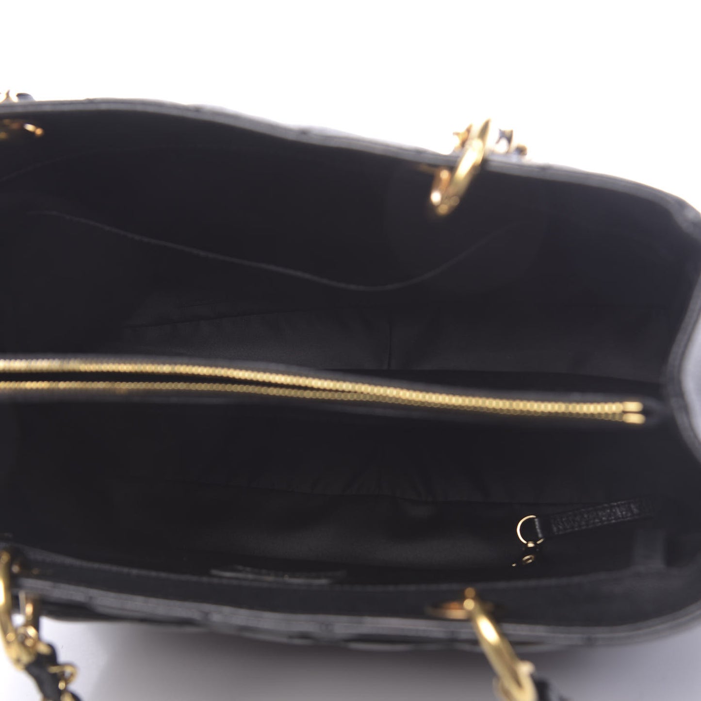 Caviar Quilted Grand Shopping Tote GST Black