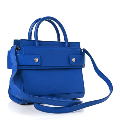 Givenchy Grained Calfskin Mini Horizon Satchel Blue 3 of 11