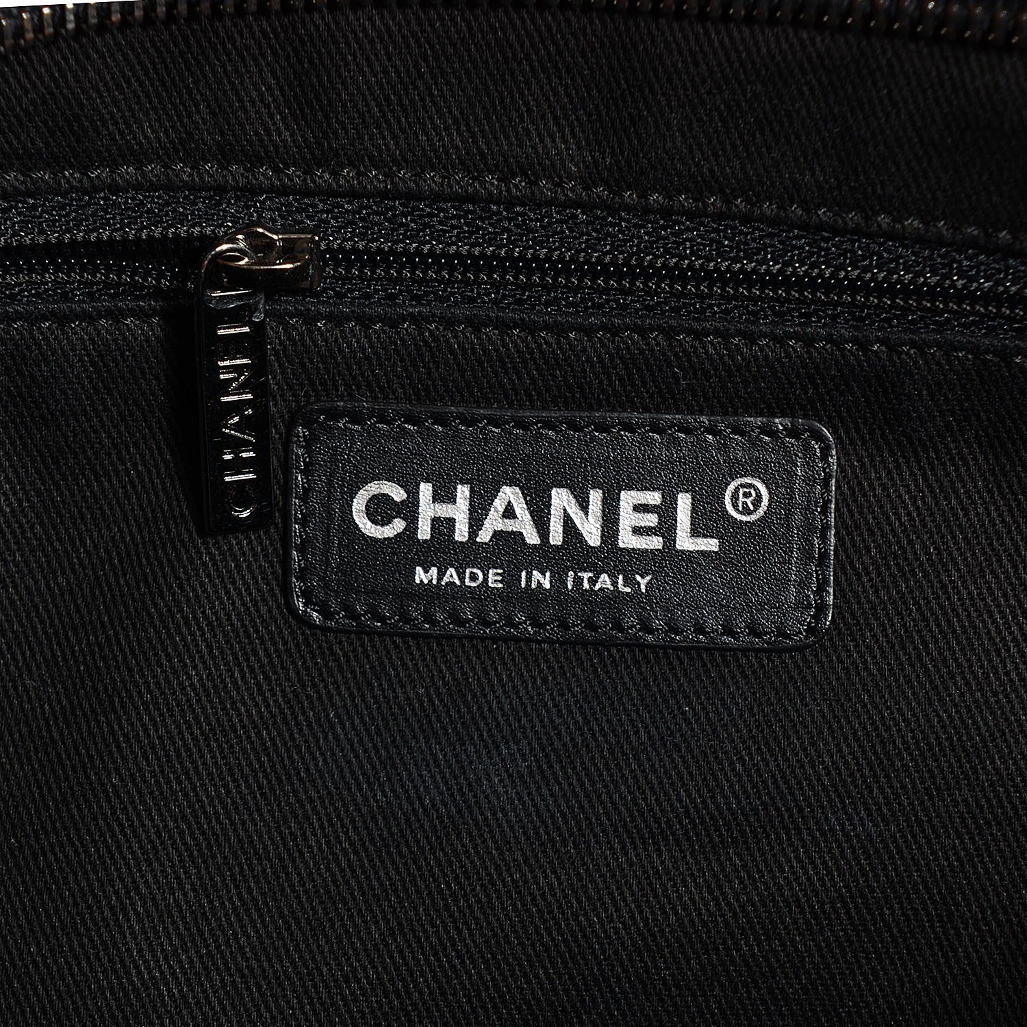 Chanel Distressed Lambskin Lady Braid Ligne Tote Black 6 of 7