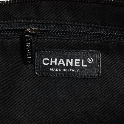 Chanel Distressed Lambskin Lady Braid Ligne Tote Black 6 of 7