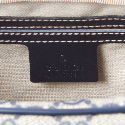 Gucci GG Plus Monogram Small Shoulder Bag Navy 8 of 9