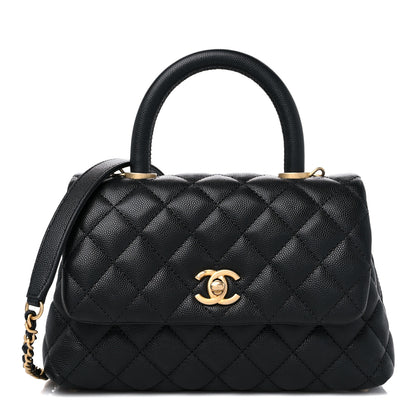 Chanel Caviar Quilted Mini Coco Handle Flap Black 1 of 9
