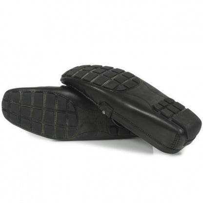 Louis Vuitton Leather Monte Carlo Loafers 10 Black 4 of 10