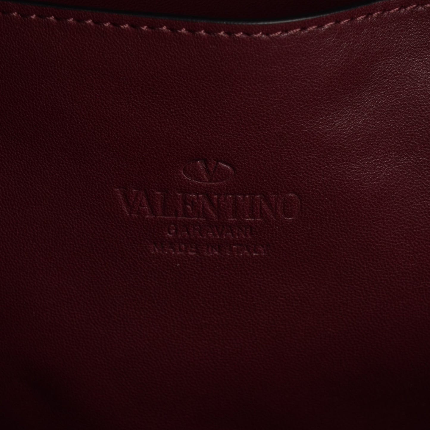 Calfskin Patchwork Backpack Ruby Marine