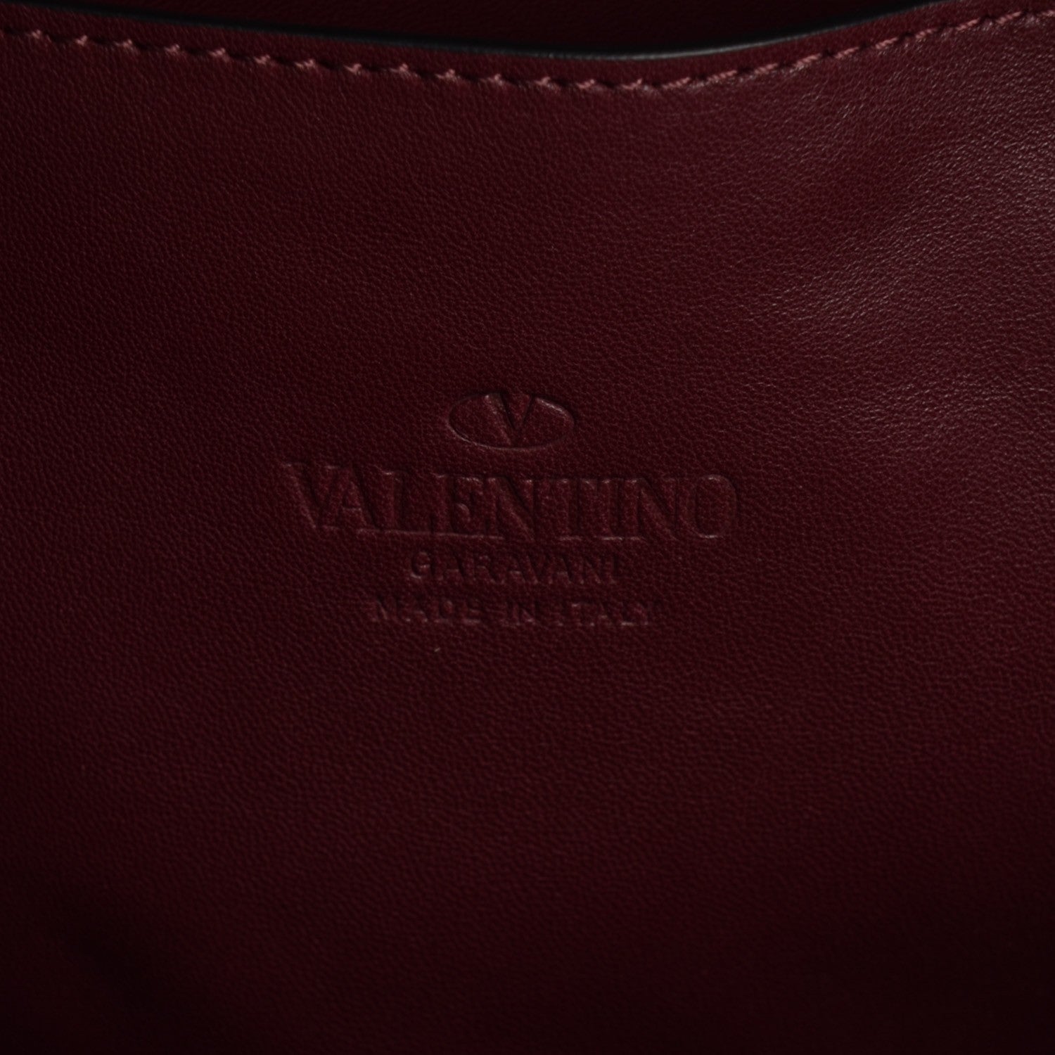 Valentino Garavani Calfskin Patchwork Backpack Ruby Marine 8 of 10