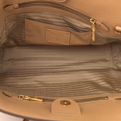 Prada Vitello Daino Shopping Tote Sughero 5 of 15