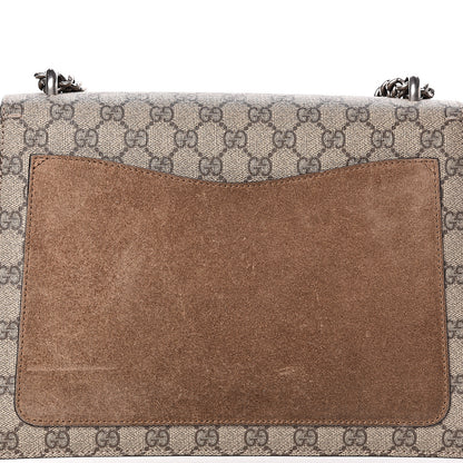 Gucci GG Supreme Monogram Medium Dionysus Shoulder Bag Taupe 8 of 11