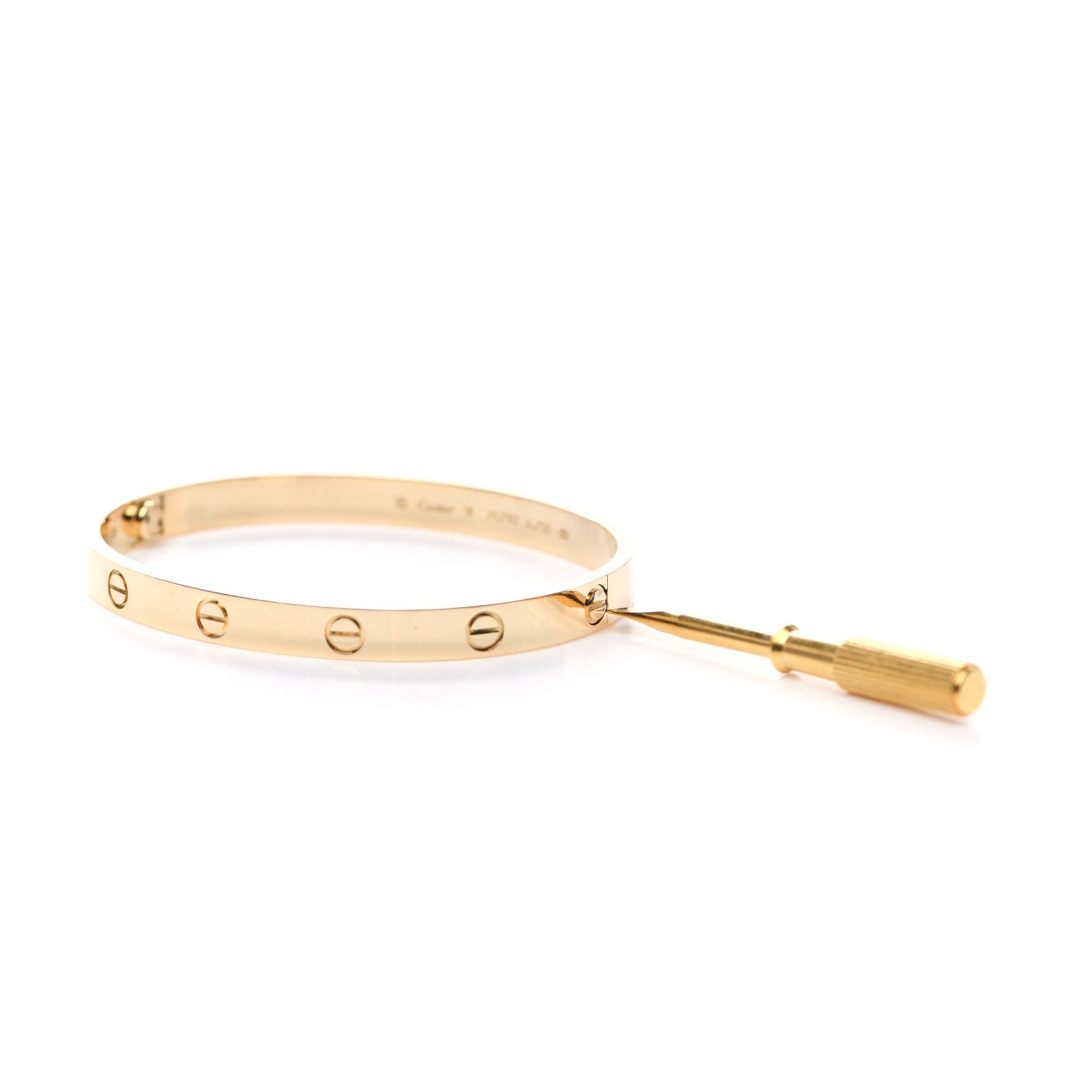 Cartier 18K Yellow Gold LOVE Bracelet 18 4 of 5