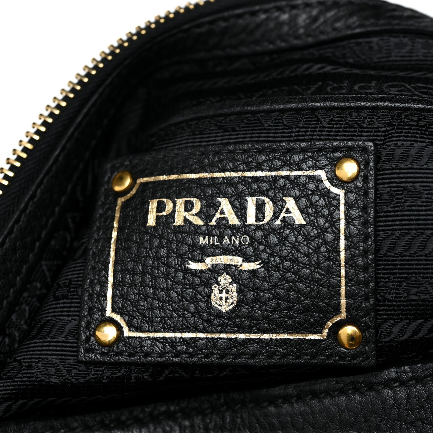 Vitello Daino Shopping Tote Black