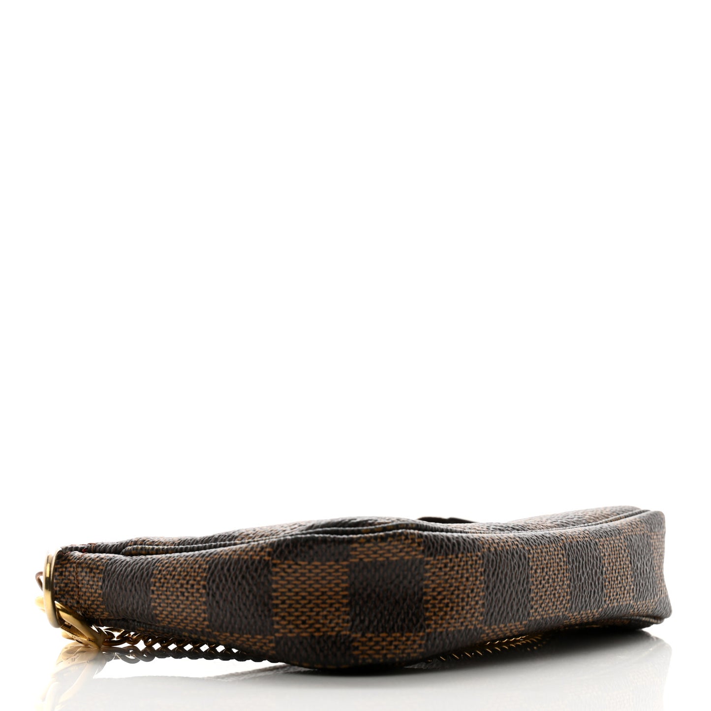 Damier Ebene Complice Trunks and Bags Mini Pochette Accessories Red