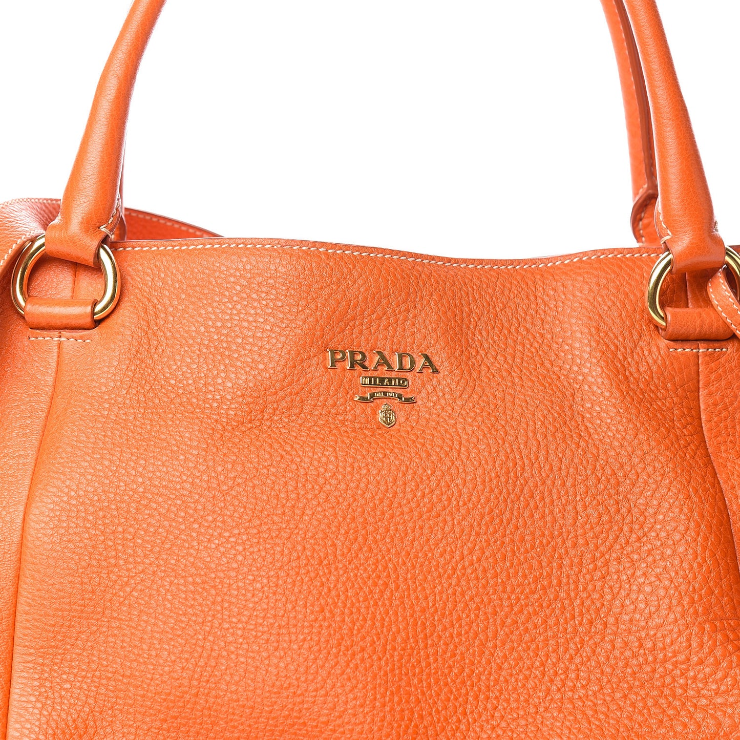 Vitello Daino Tote Papaya