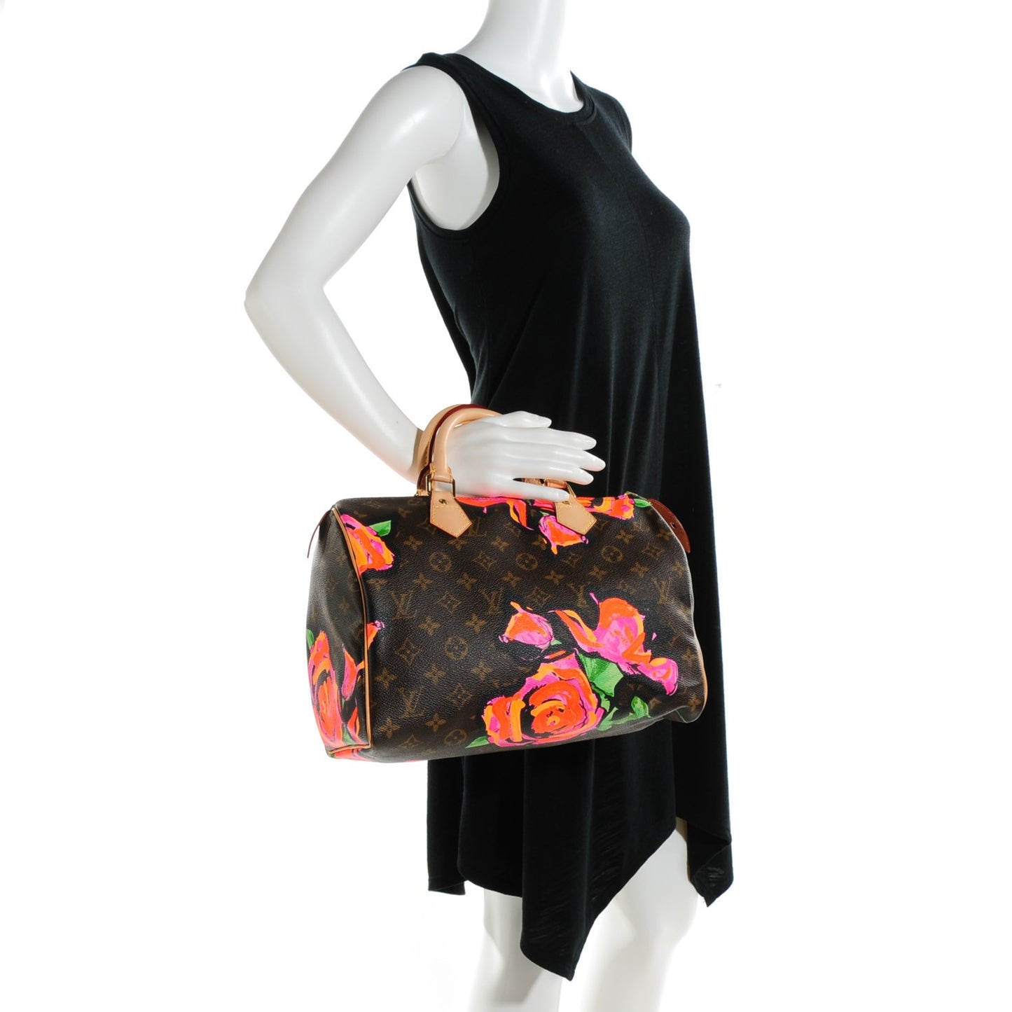 Monogram Roses Speedy 30