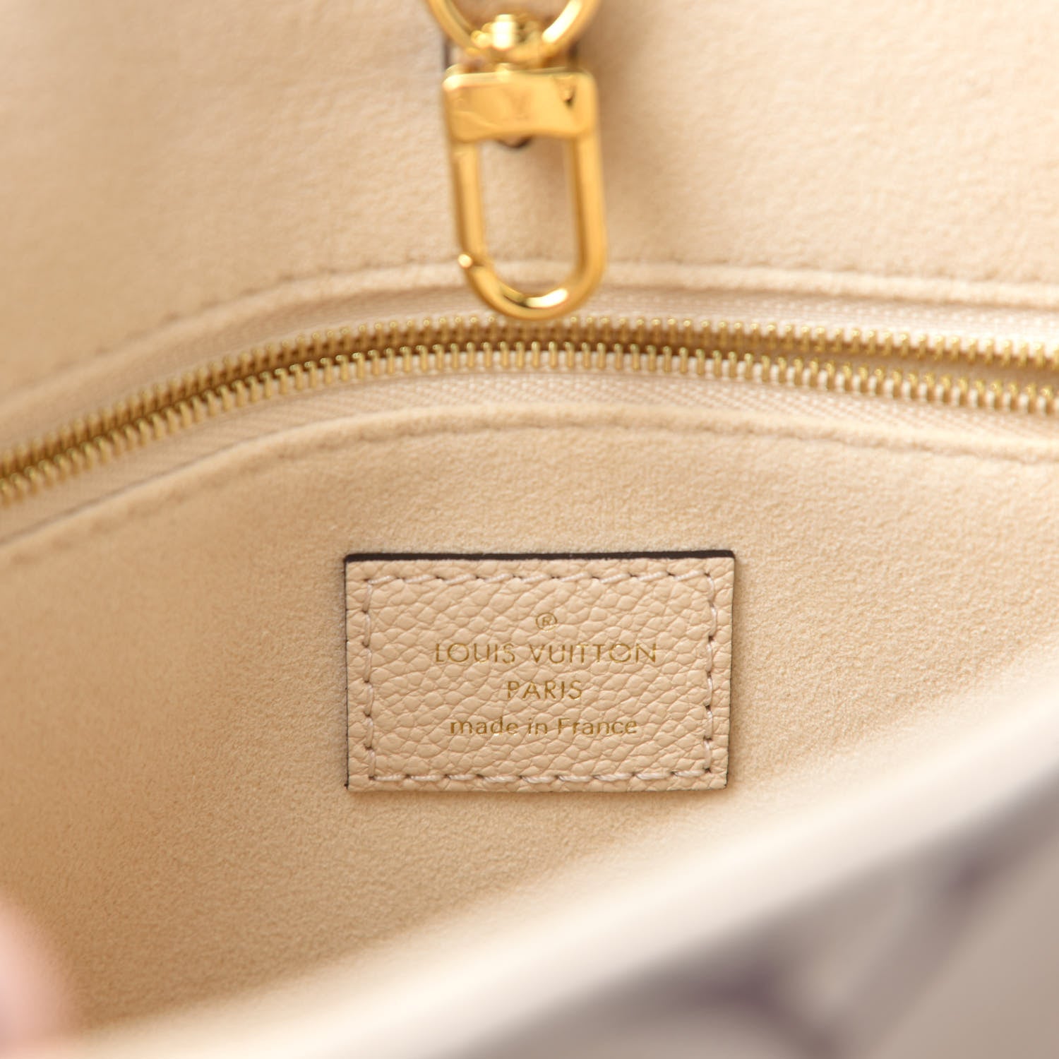 Louis Vuitton Empreinte Monogram Giant Onthego PM Creme Bois De Rose 8 of 10