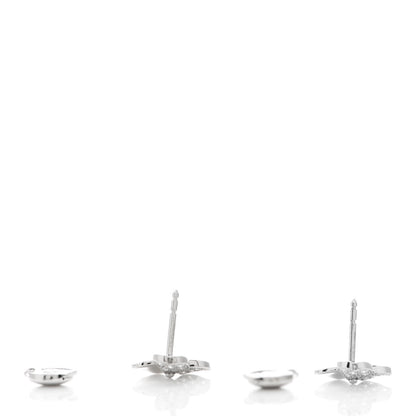 Tiffany Platinum Diamond Paper Flowers Earrings 3 of 5
