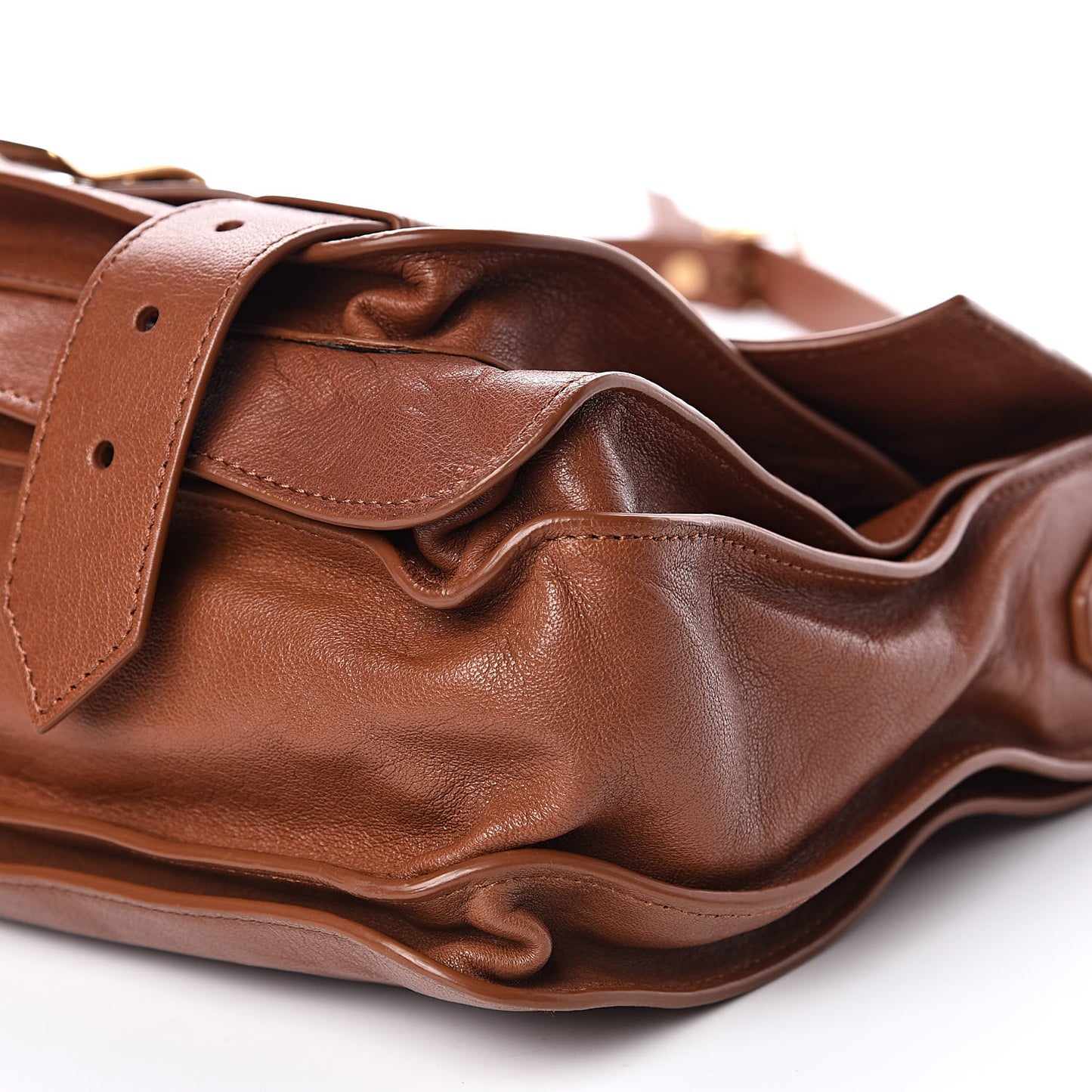 Lambskin Medium PS1 Satchel Saddle