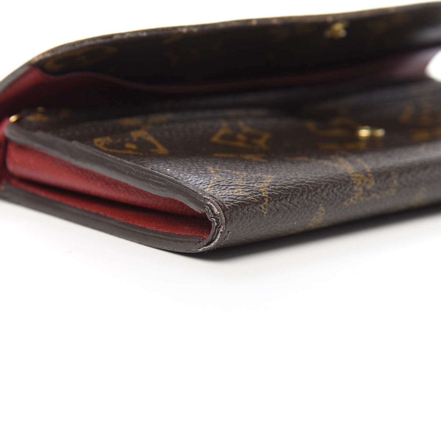 Monogram Emilie Wallet Red