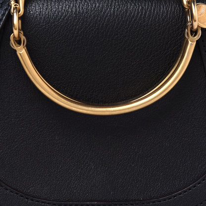 Chloe Calfskin Suede Small Nile Bracelet Bag Black 7 of 18