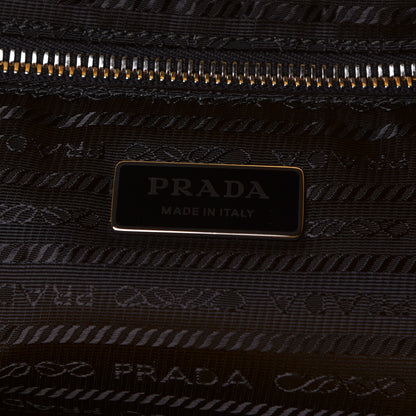 Prada Terry Cloth Tote Bag Giallo Black 3 of 5