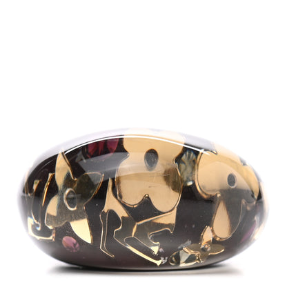 Louis Vuitton Resin Swarovski Crystal Inclusion Ring 6 Amarante 1 of 3