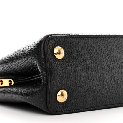 Louis Vuitton Taurillon Capucines BB Black 9 of 14