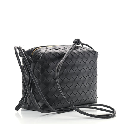 Bottega Veneta Nappa Intrecciato Nodini Mini Crossbody Black 3 of 10