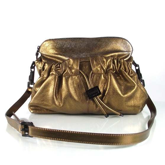 Burberry Leather Shoulder Bag Bronze 1 of 10