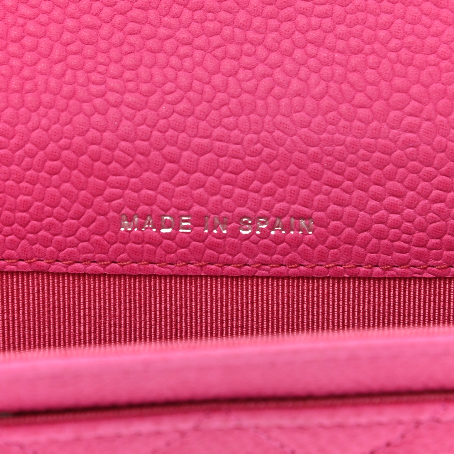 Chanel Iridescent Caviar Quilted Flap Card Holder Pink 7 of 11