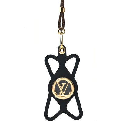 Louis Vuitton Monogram Silicone Louise Phone Holder Black 2 of 4