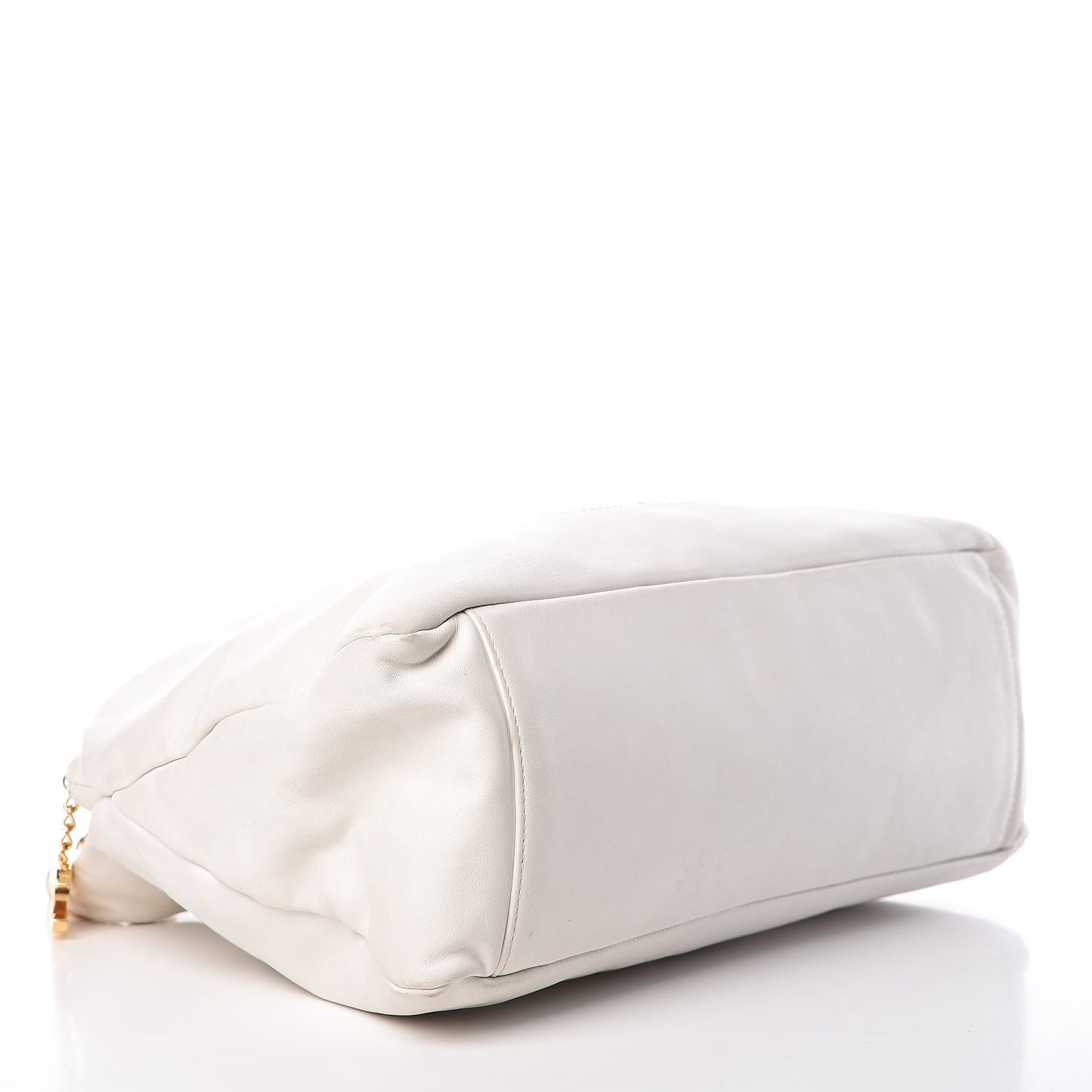 Calfskin Rodeo Drive Hobo White
