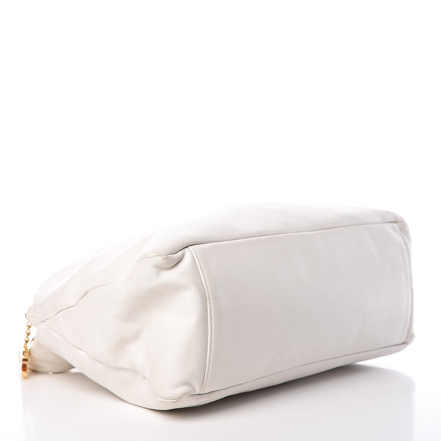 Chanel Calfskin Rodeo Drive Hobo White 4 of 12
