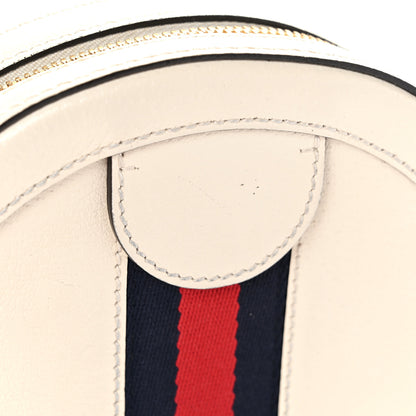 Gucci Textured Calfskin Web Mini Ophidia Round Shoulder Bag Mystic White 11 of 11