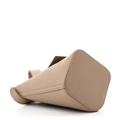Loewe Soft Grained Calfskin Mini Pebble Bucket Bag Oak 4 of 9