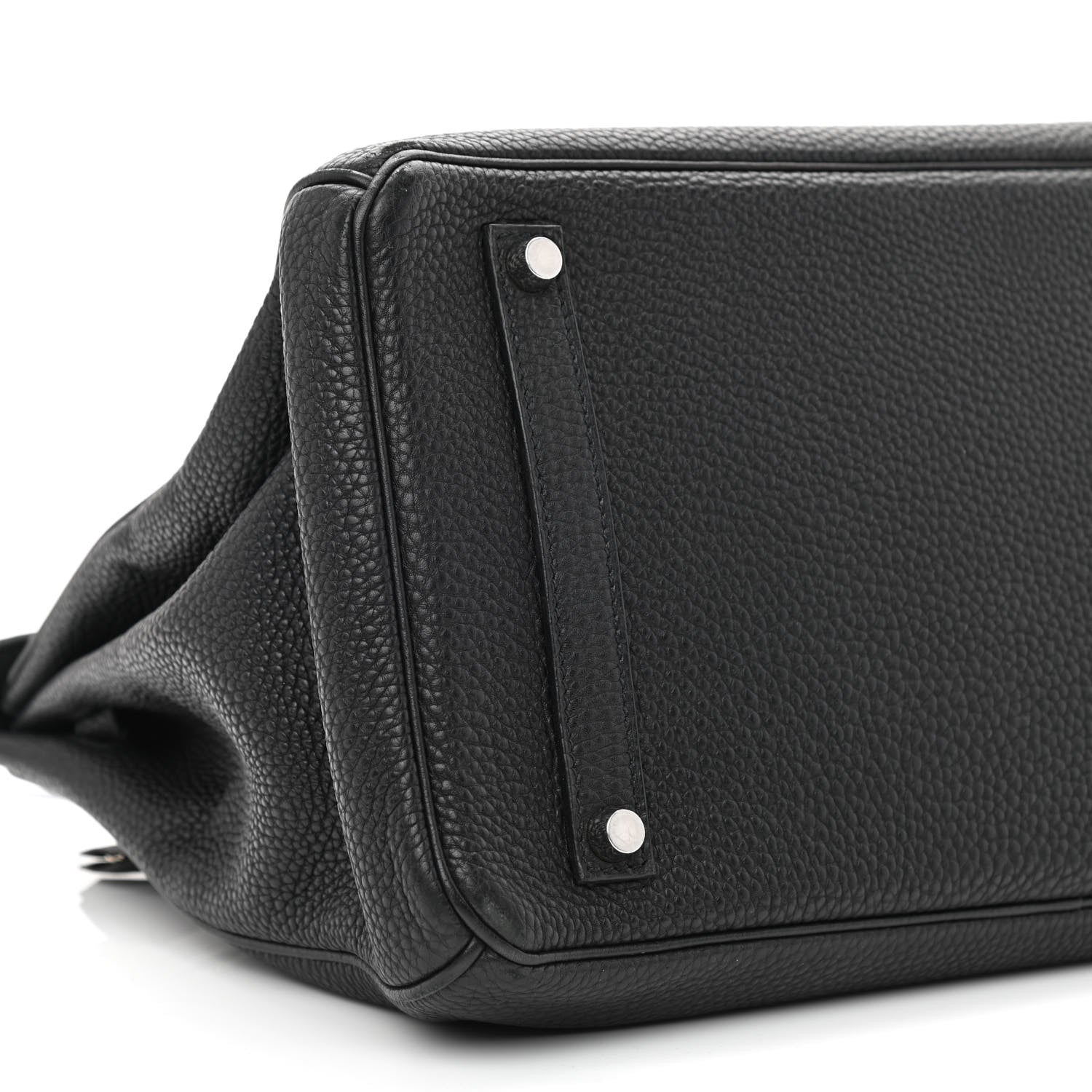 Hermes Taurillon Clemence Birkin 35 Black 12 of 13