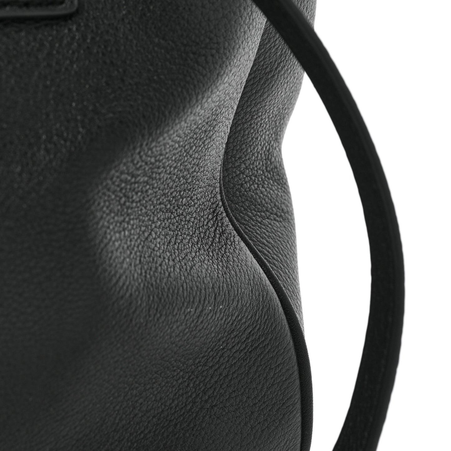 Grained Calfskin Empire City Tote Black