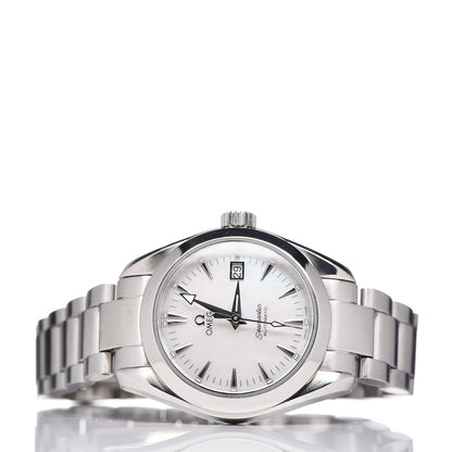Omega Stainless Steel Mother of Pearl 29mm Seamaster Automatic Watch 2573.70.00 3 of 6