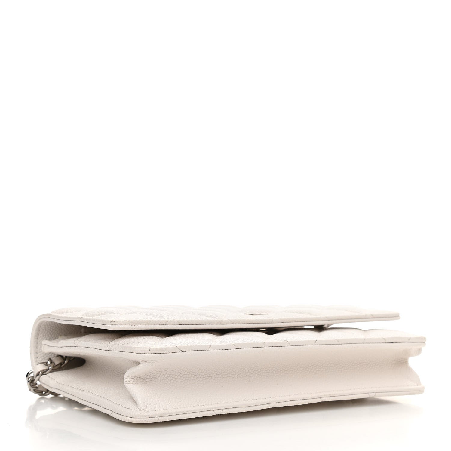 Chanel Caviar Quilted Wallet On Chain WOC White 4 of 14