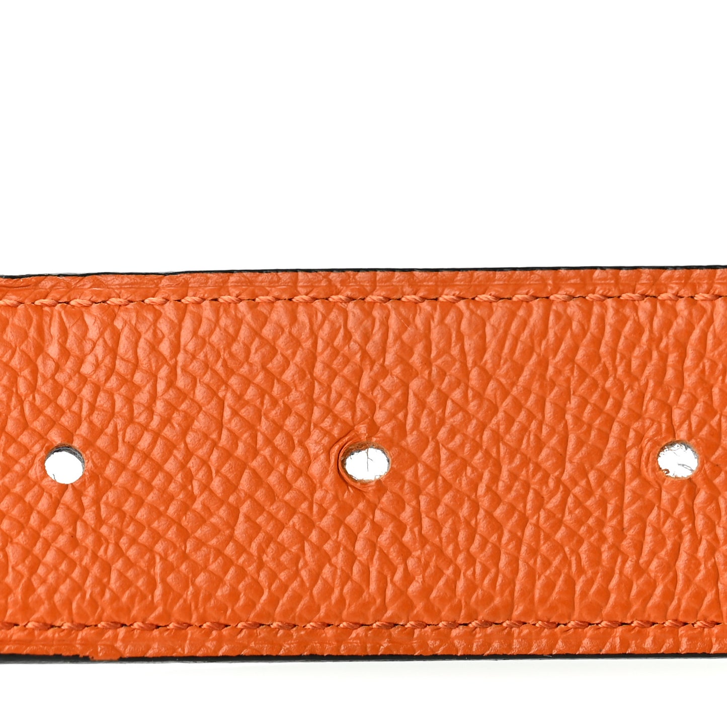 Epsom Reversible 38mm Belt Strap 110 44 Gris Etain Orange