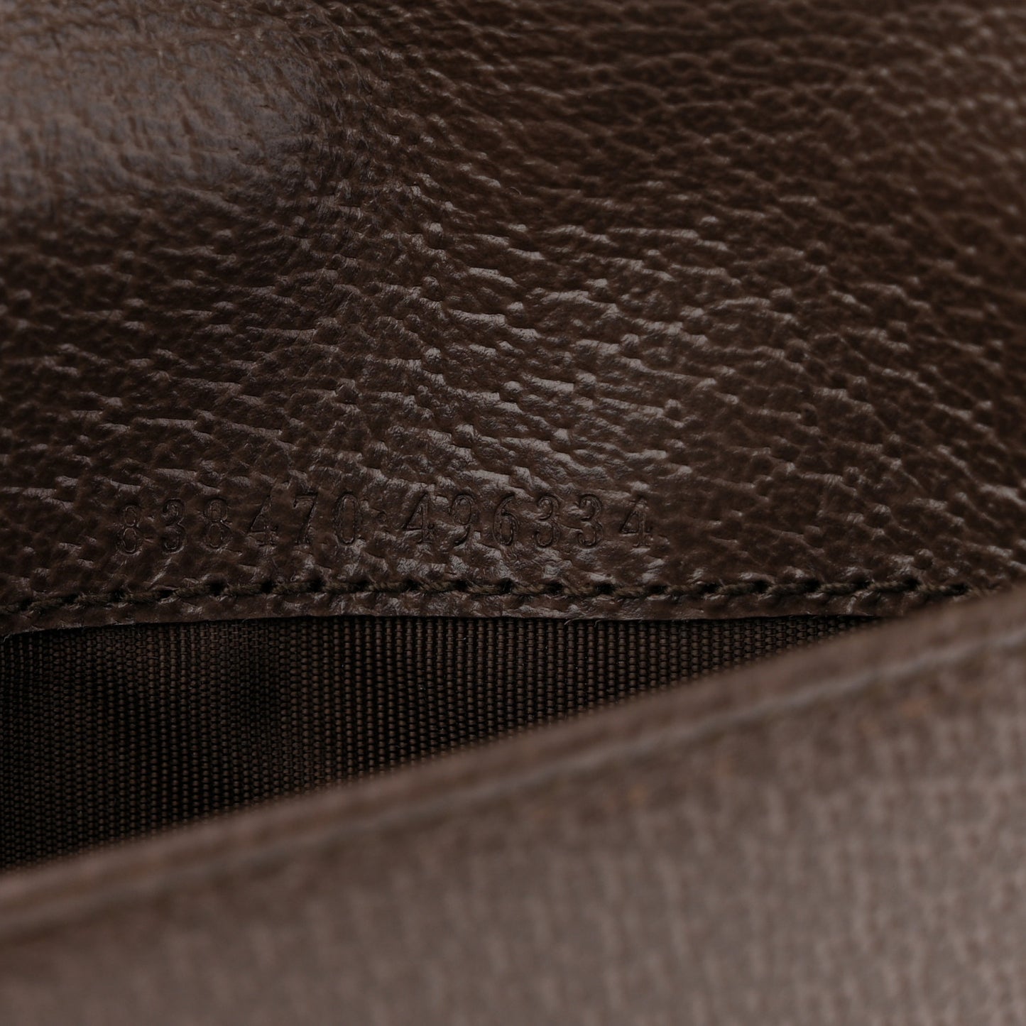 GG Supreme Monogram Web Passport Case Beige Brown