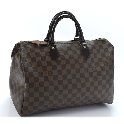 Louis Vuitton Damier Ebene Speedy 35 2 of 9