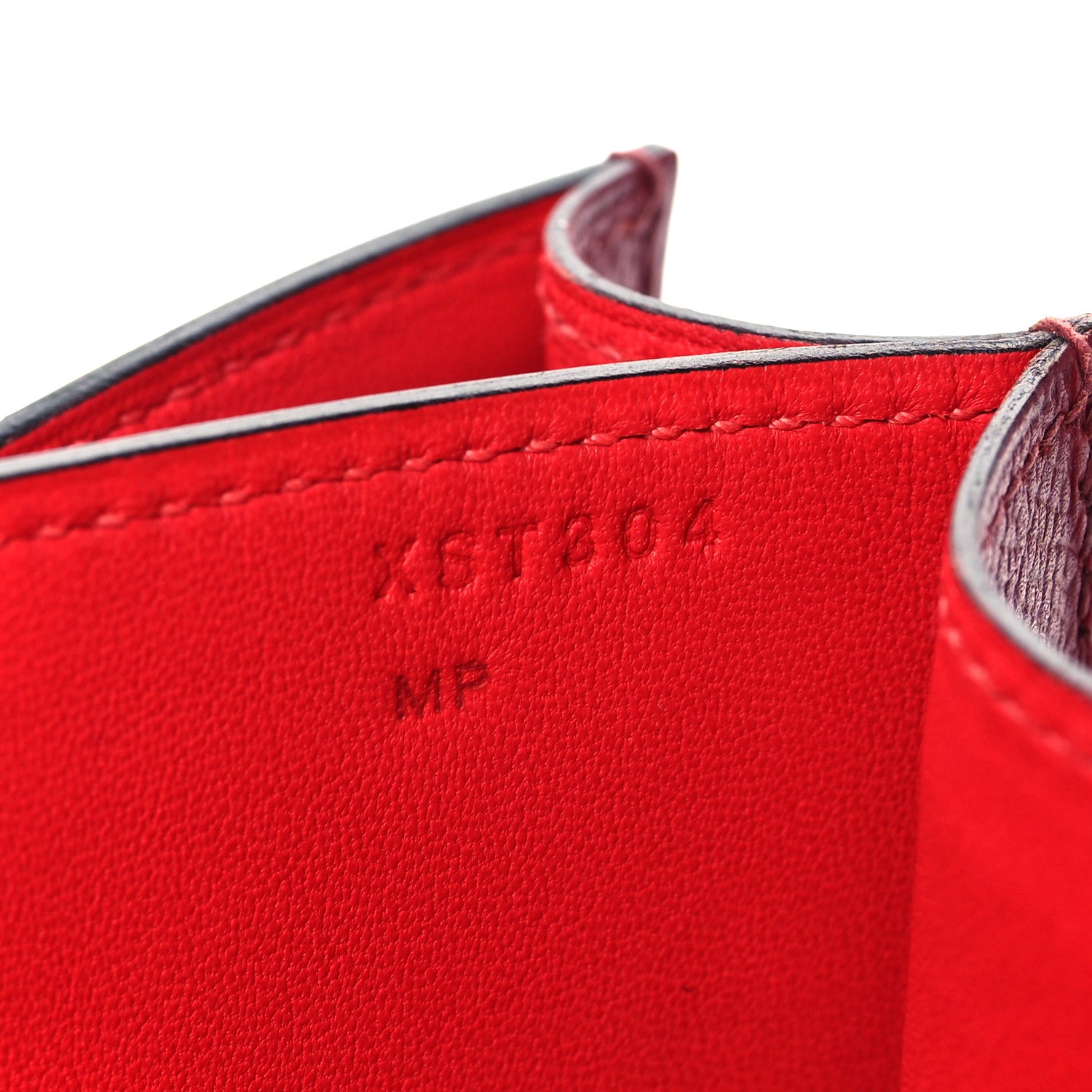 Hermes Epsom Enamel Constance 24 Rouge Grenat 7 of 10