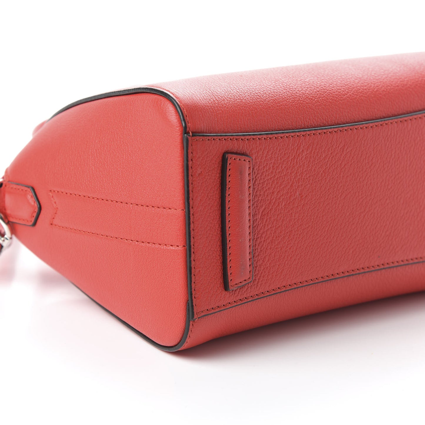 Sugar Goatskin Mini Antigona Medium Red
