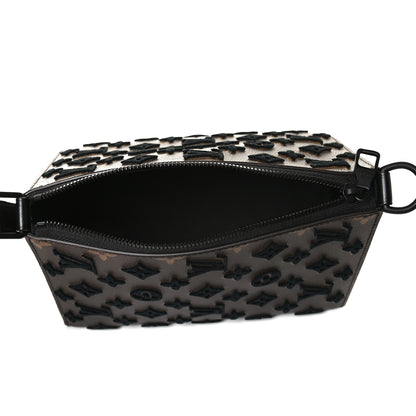 Louis Vuitton Monogram Tuffetage Triangle Messenger Black 7 of 11