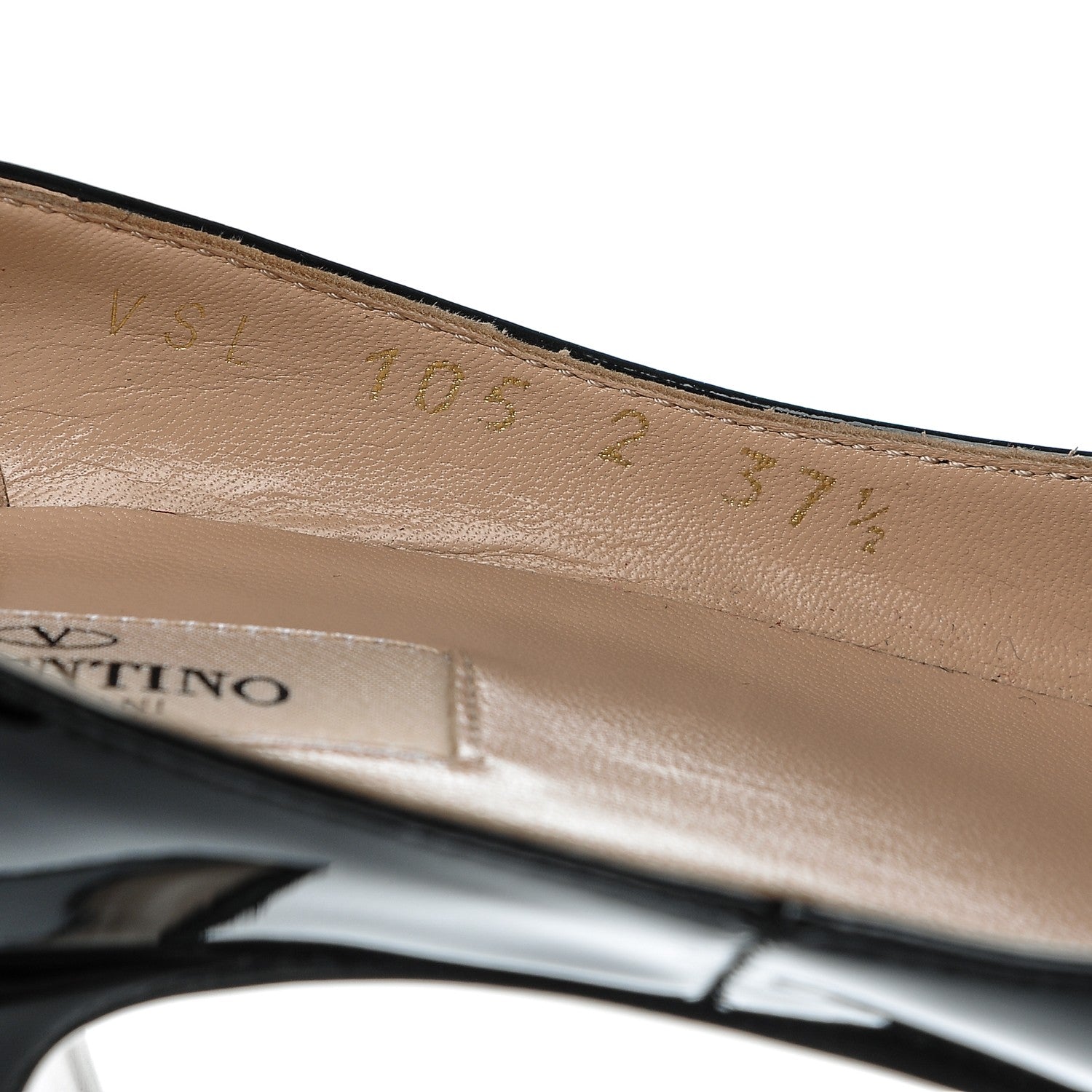 Valentino Garavani Patent Tan-Go Mary Jane 60mm Pumps 37.5 Black 7 of 8