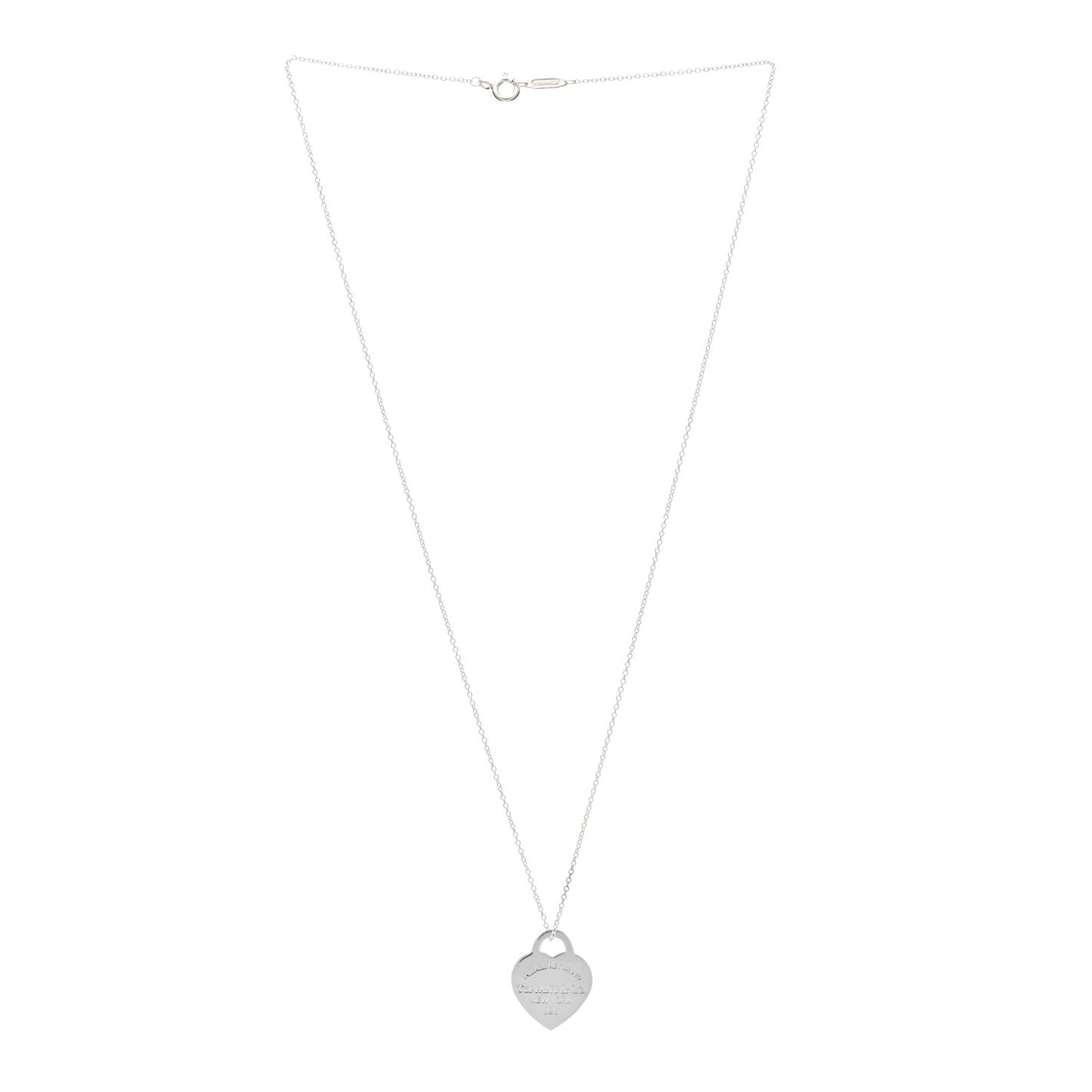 Sterling Silver Small Return to Tiffany Heart Pendant Necklace