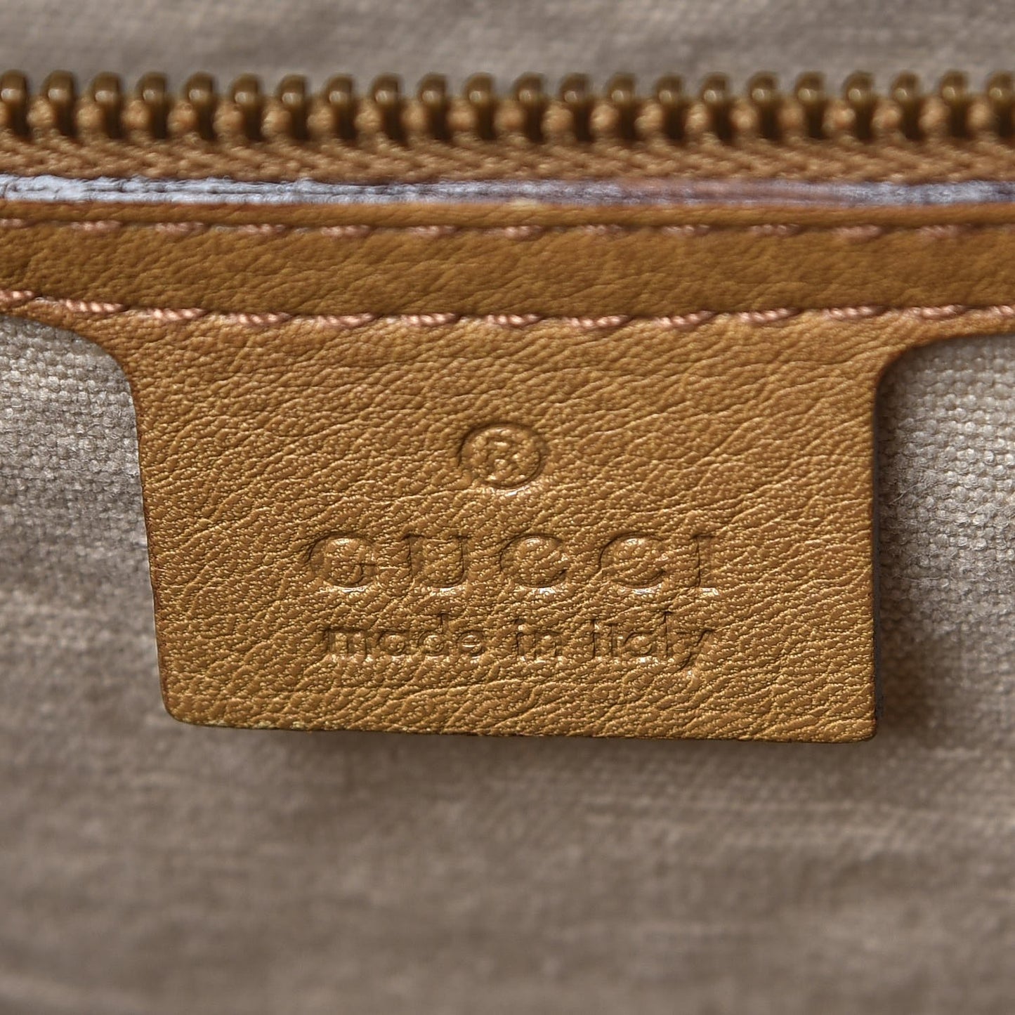 Calfskin Bamboo Handle Tote Tan