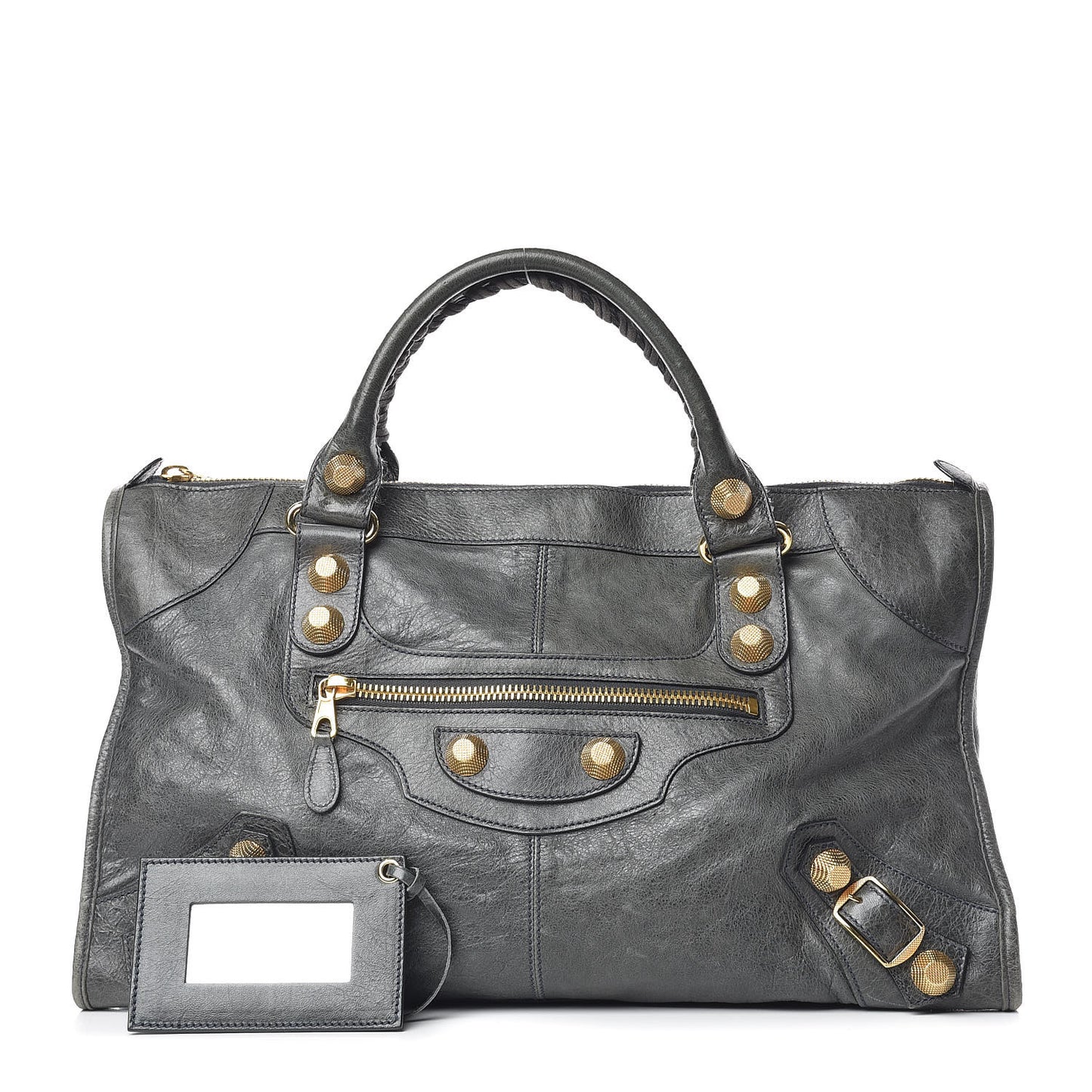 Agneau Giant 21 Gold Hardware Work Anthracite